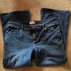 Lane Bryant Mid Rise Flare Signature Fit Flex Magic Waistband Size 20